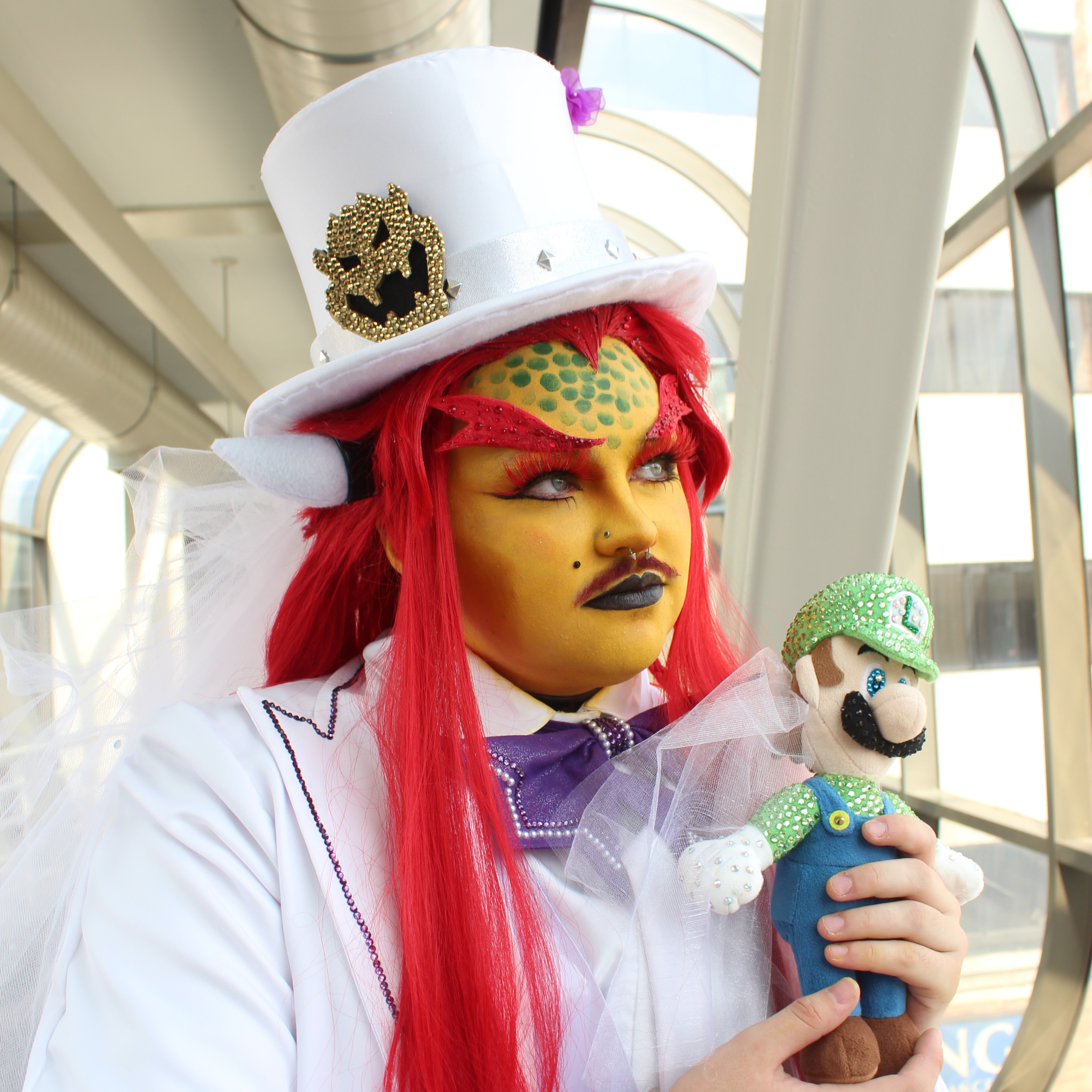 Picture of Andy in his Bowser Cosplay