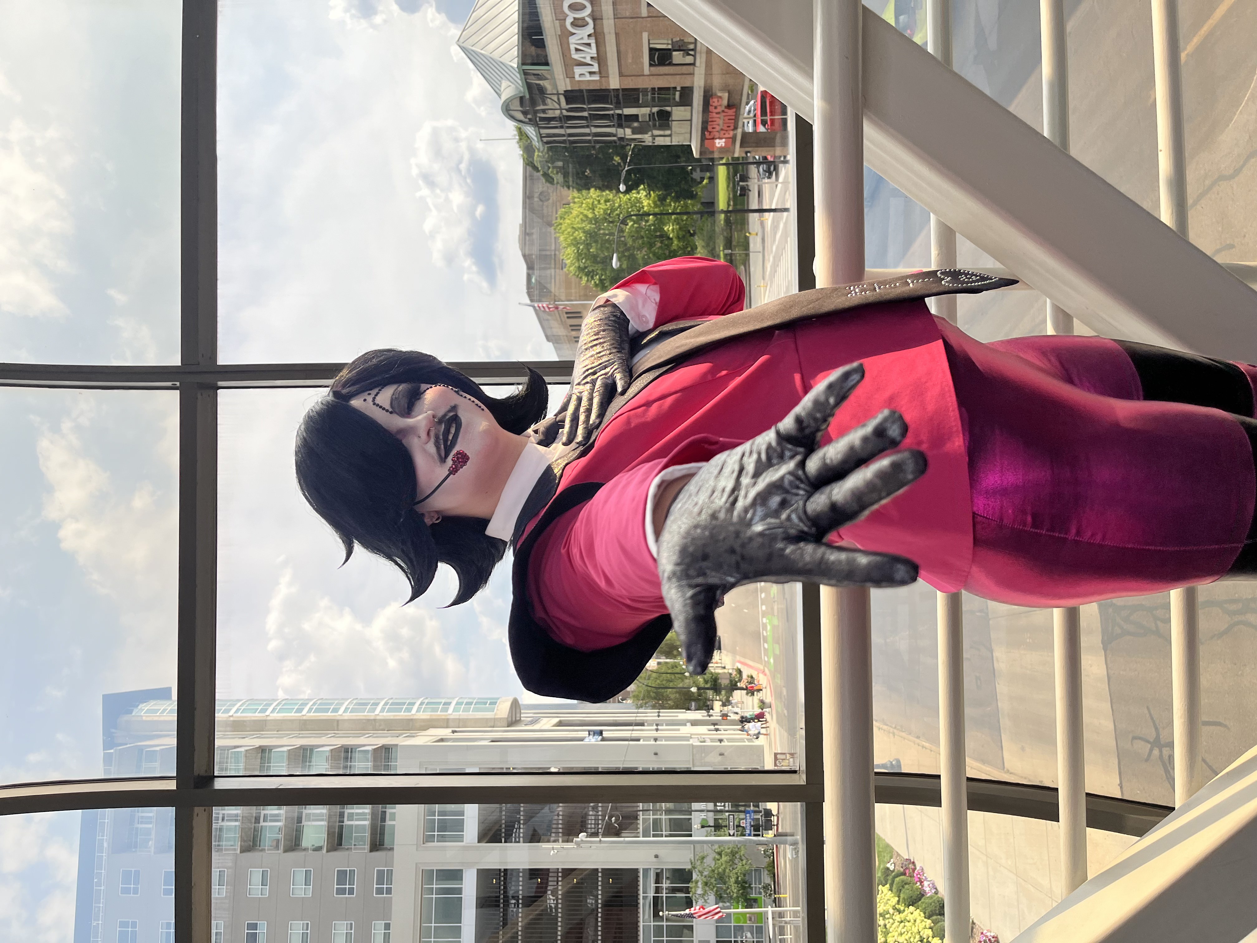 Picture of Andy in his Mettaton Cosplay